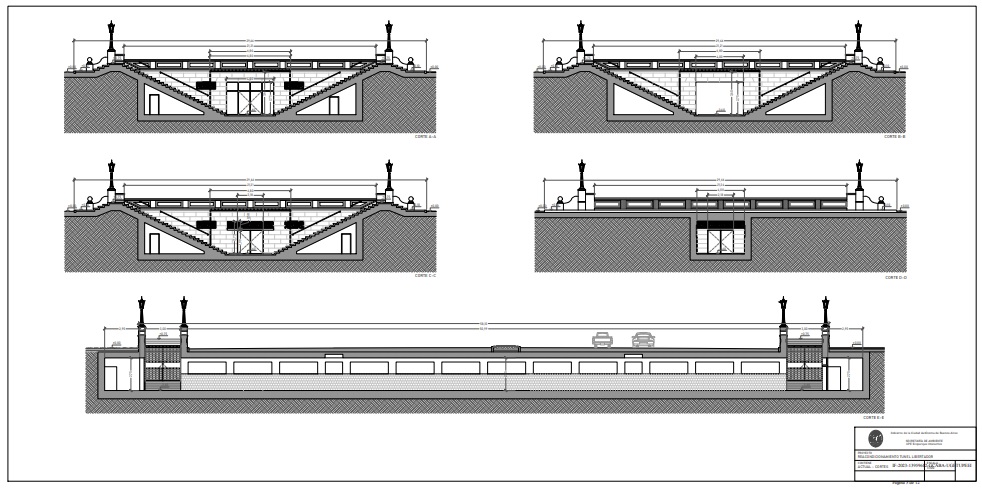 Palermo: el GCBA busca restaurar el Túnel Libertador y conectarlo con el Ecoparque