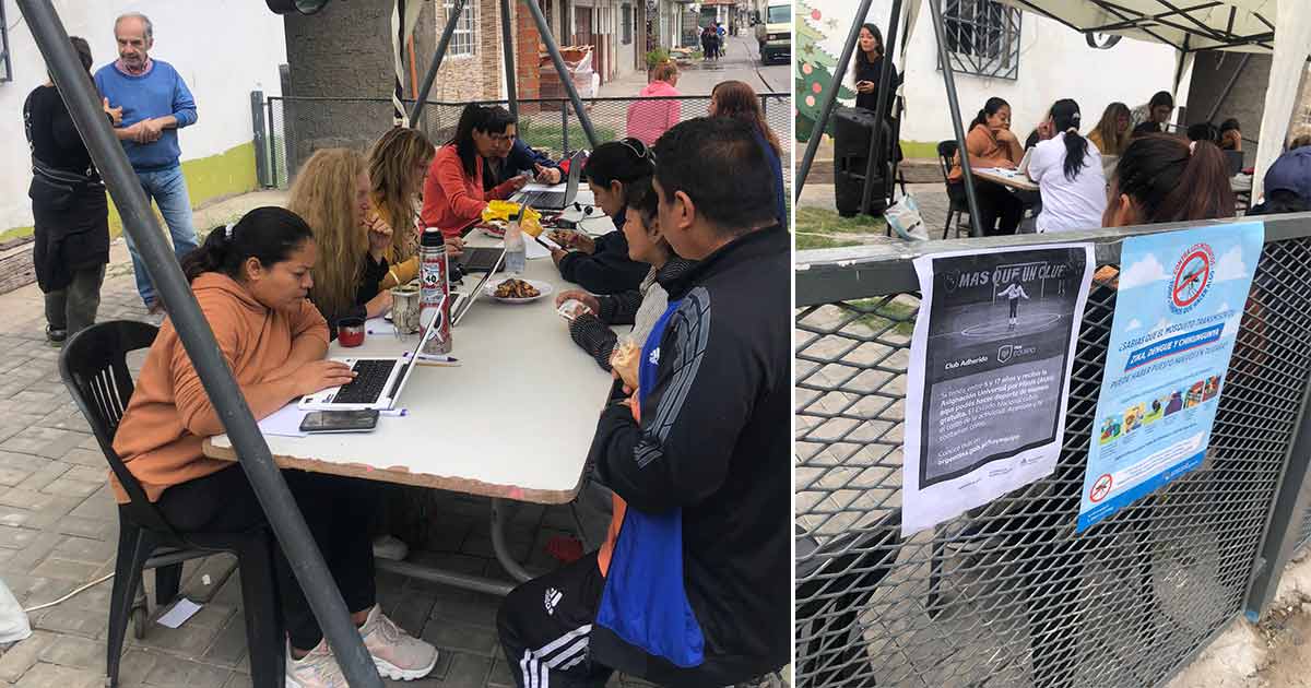 Presentaron el programa “Hay Equipo” en el barrio La Carbonilla