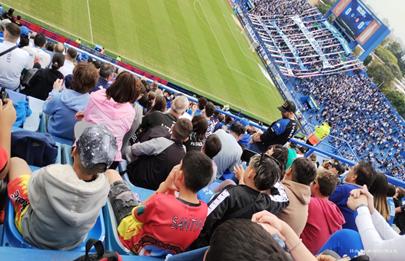 Vélez social invitó niños al estadio Amalfitani