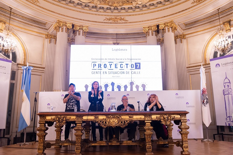 La Legislatura porteña distinguió a Proyecto 7 – Gente en Situación de Calle por sus 20 años