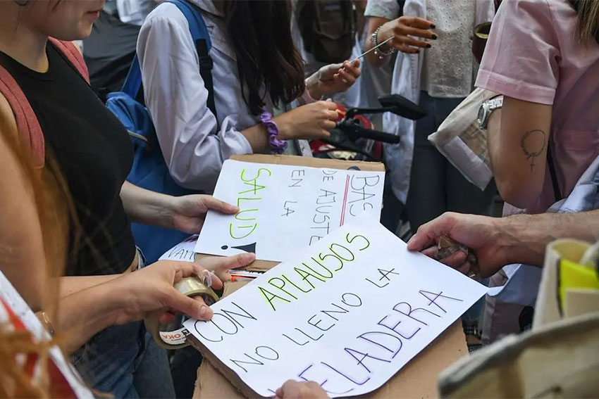 Trabajadores de la salud nucleados en ATE inician paro de 72 horas, con movilización al Obelisco