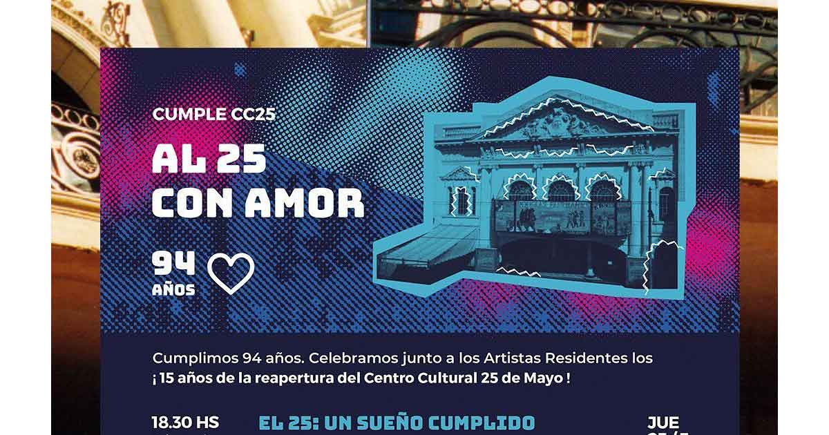 Los 94 años del Centro Cultual 25 de Mayo