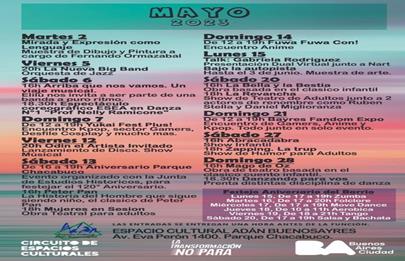 Mayo de festejos en el Adan Buenosayres