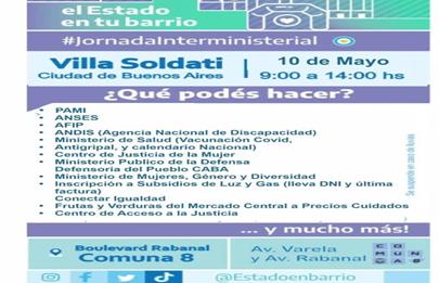 Jornada interministerial en Villa Soldati