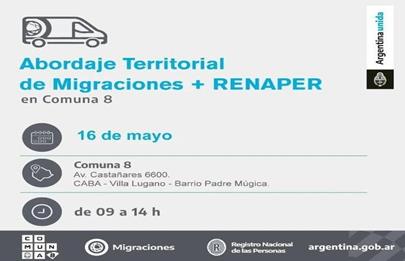 Nuevo operativo Renaper y migraciones en el Barrio Mugica