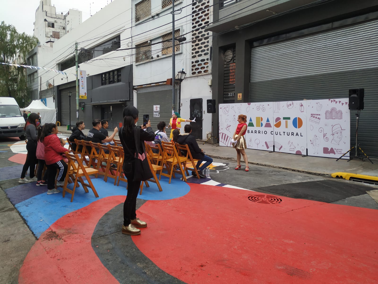 Abasto Barrio Cultural: con música, baile y gastronomía inauguran el Corredor Biocultural de la calle Agüero