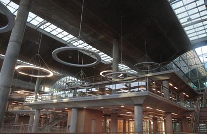 Parque Patricios: edificio gubernamental símbolo del cuidado ambiental