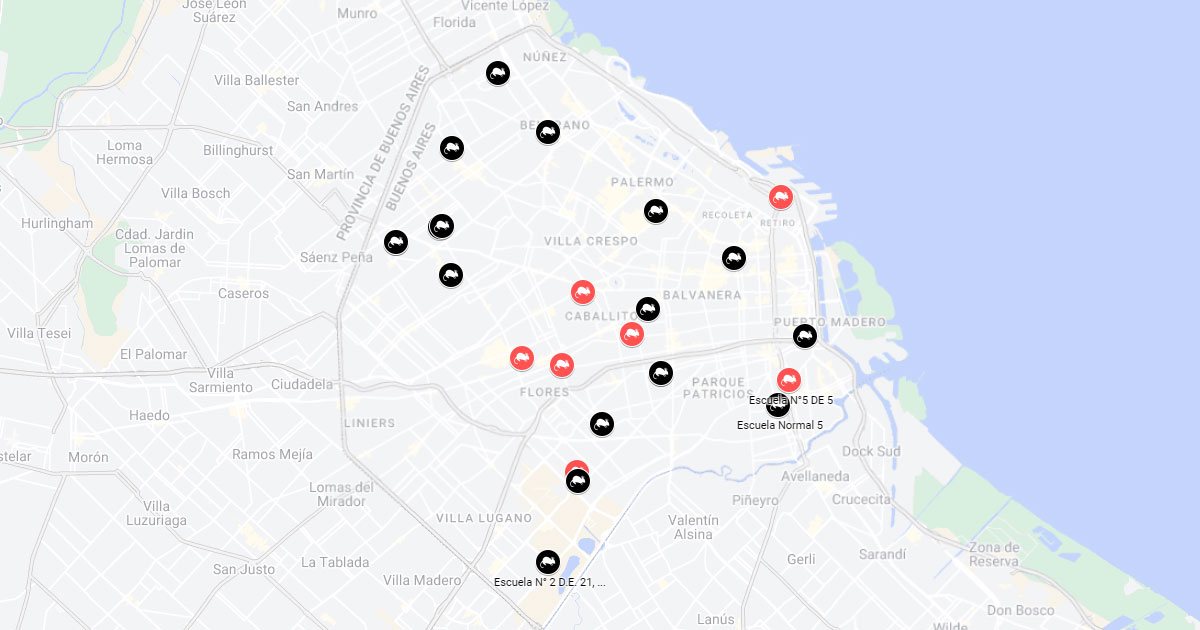 Por varias denuncias, presentaron un “Mapa de la Rata” en la Ciudad de Buenos Aires