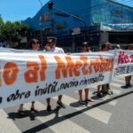 Nueva protesta de vecinos contra el Metrobus Alberdi Directorio: la Justicia levantó el amparo que suspendía la obra