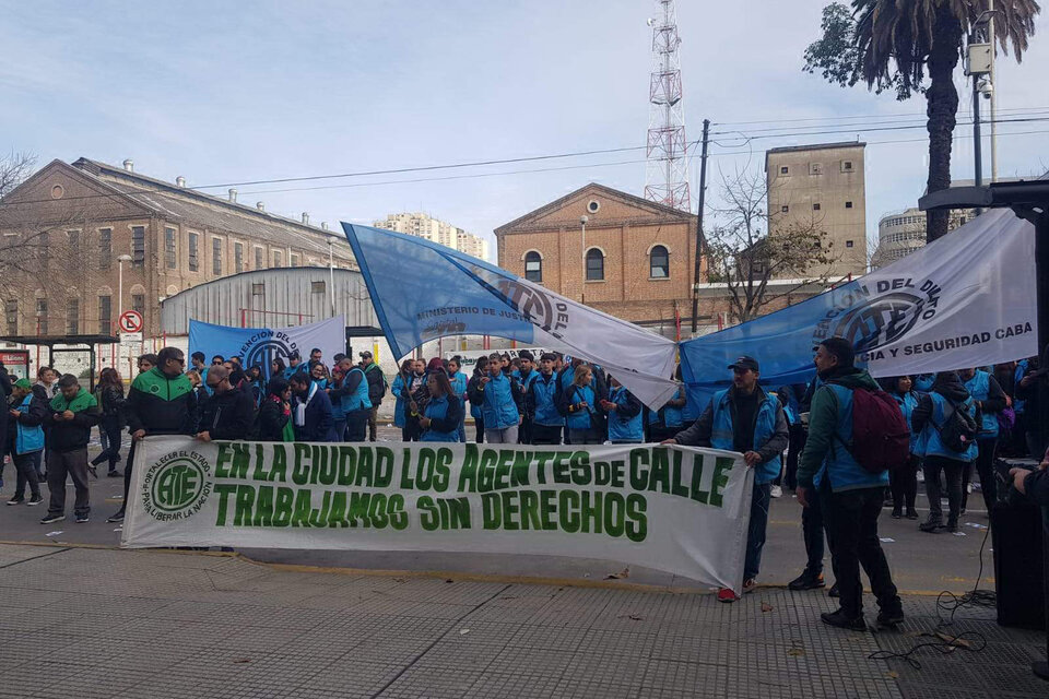 Agentes de Prevención de CABA pararon y protestaron: “Trabajamos sin derechos”