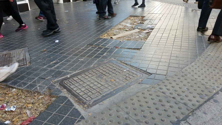 Rumbos Accesibilidad promueve una encuesta sobre accidentes en veredas porteñas