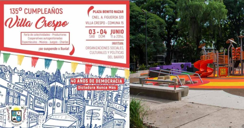Villa Crespo festeja sus 135 años