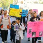 Comuneros acompañaron a comunidad educativa en su reclamo