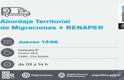 Nuevo operativo de abordaje territorial en Villa Soldati