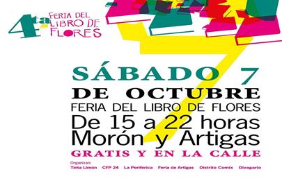 Anuncian la 4ta Feria del Libro de Flores