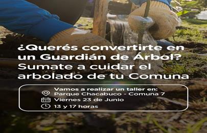 ¿Queres convertirte en guardián de árbol?