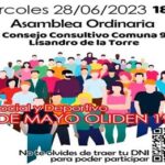 Se viene la reunión del Consejo Consultivo del mes de junio