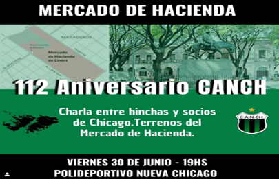 Charla entre socios de Nueva Chicago por las tierras del Mercado de Hacienda