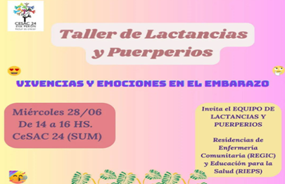 Taller de lactancias y puerperios en el CeSAC 24 de Villa Soldati