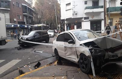 Accidente en Alberdi y Pedernera