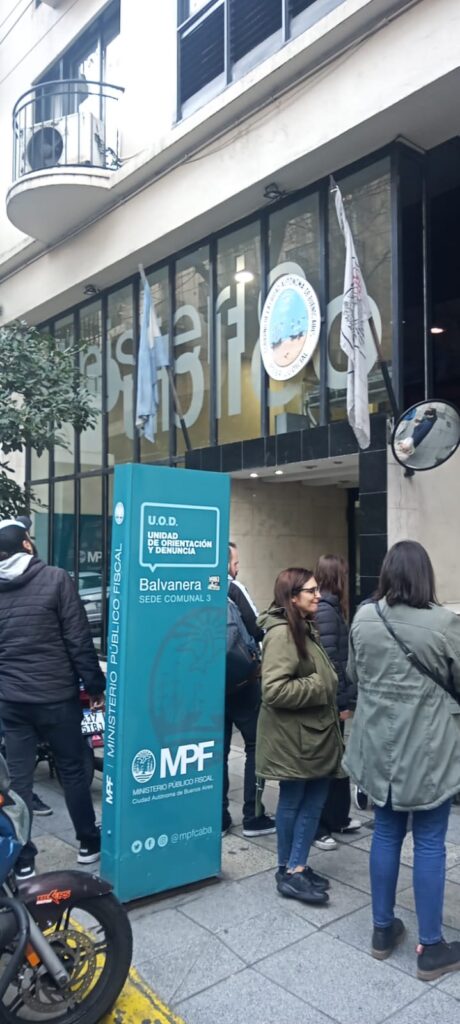 Concentración frente a la fiscalía por los detenidos en Casa Pringles