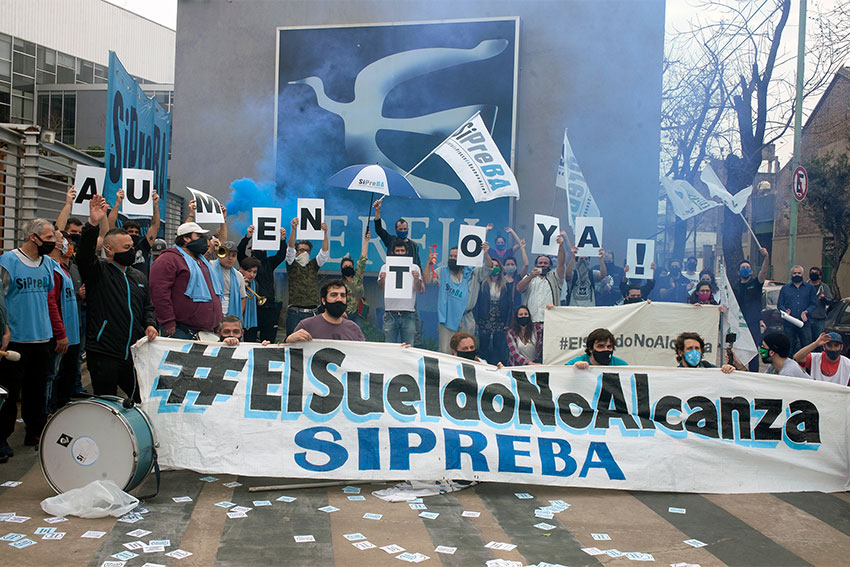 El Sindicato de Prensa de Buenos Aires reveló que “el 45% tiene salarios bajo la línea de la pobreza”