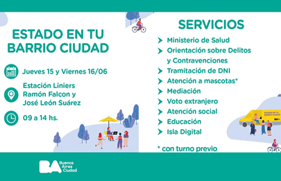 El Estado en tu Barrio Ciudad llega a Liniers