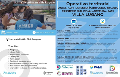 Nuevo Operativo Territorial en Villa Lugano