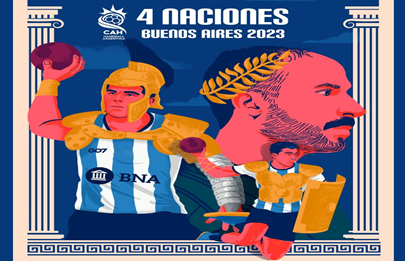 Se viene el Torneo 4 Naciones de handball en el Parque Olímpico