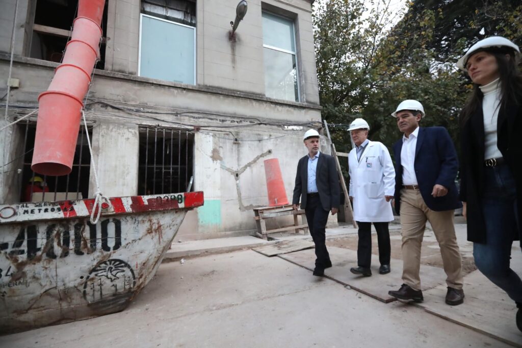 Recoleta: Rodríguez Larreta y Quirós visitaron la remodelación del Hospital Rivadavia