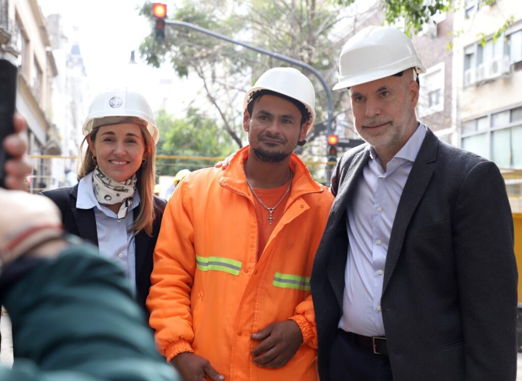 Larreta visitó las obras del caso histórico porteño