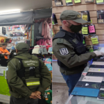 Allanamientos en dos locales de ventas de celulares y accesorios en Nueva Pompeya