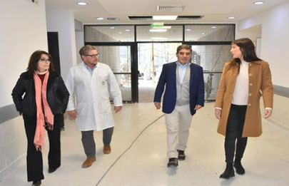 El ministro Quirós visitó el hospital Cecilia Grierson