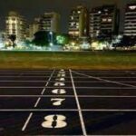 Después de varios días volvió la luz a la pista de Parque Chacabuco