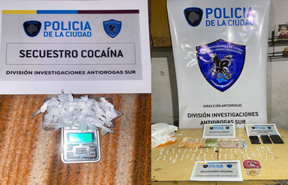 Detenidos por violación a la Ley de drogas en Villa Cildañez