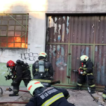 Incendio en un depósito de artículos de limpieza en Villa Soldati