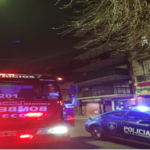 Voraz incendio en un edificio en Parque Patricios