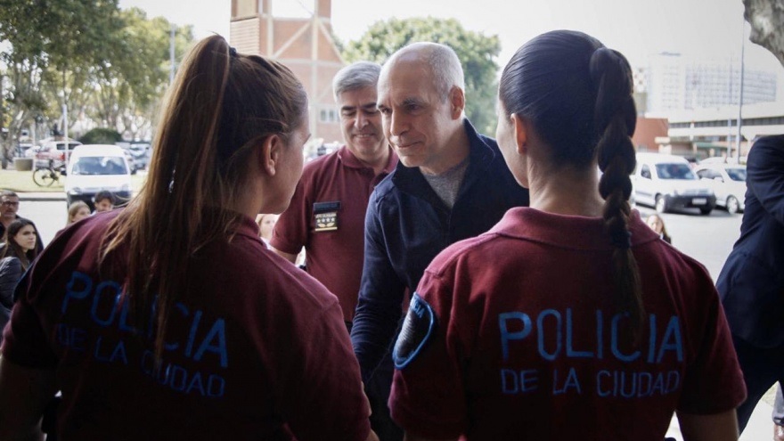 Rodríguez Larreta entregó en Belgrano camionetas, drones y municiones para la Policía de la Ciudad