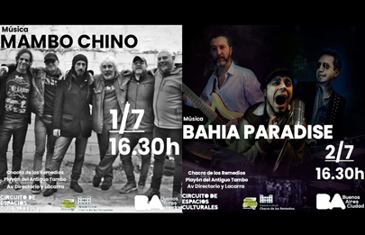 Julio llega a pura musica en Parque Avellaneda