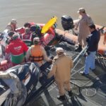 Puerto Madero: rescataron a una joven que cayó al agua desde el Puente de la Mujer