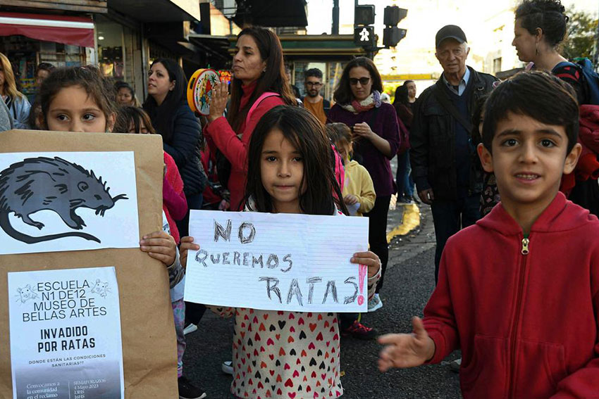 Entregan el Mapa de la Rata al Ministerio de Educación de CABA con lista de escuelas afectadas