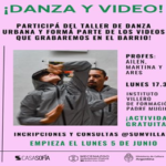 Danza y videos en el SUM de la villa 15