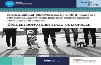 Convocan a estudiantes universitarios a participar del proyecto en Barracas