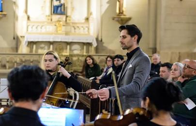 Noche de concierto organizado por el Centro Solidario Artístico Argentino