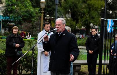 Misa por el 9 de julio en la basílica de Flores