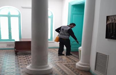 Fumigación, desratización y desinfección en el Espacio Cultural Chacra de los Remedios
