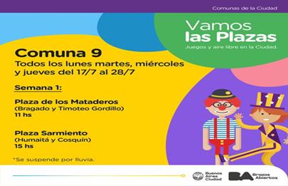 Ya llega la edición invierno de “vamos las plazas”