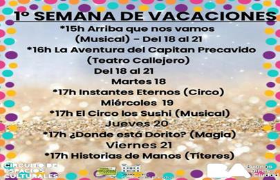 Primera semana de vacaciones en Parque Avellaneda