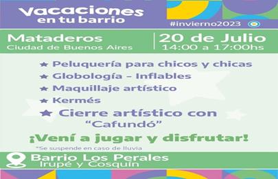 Este jueves “Que se vengan los pibes de todas partes”