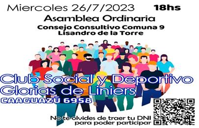 Reunión de julio del Consejo Consultivo Comunal 9